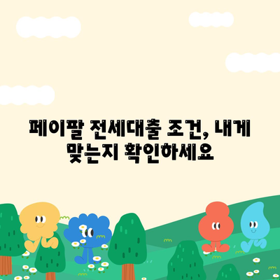 페이팔로 전세자금 대출 신청하는 가장 빠른 방법 | 전세대출, 페이팔, 간편 신청, 대출 조건