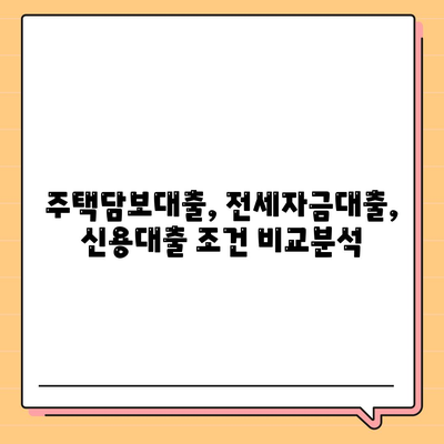 내 집 마련의 꿈, 중장기 대출로 이루세요! | 주택담보대출, 전세자금대출, 신용대출 비교, 금리, 조건, 추천