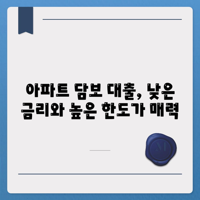 사업자 대출 가져타기 vs 아파트 담보 대출| 나에게 맞는 선택은? | 사업자 대출, 담보 대출, 비교 분석, 금리, 한도