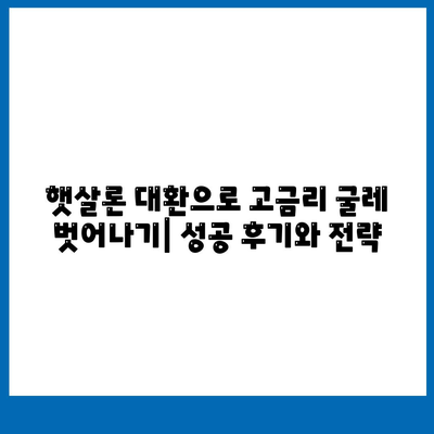 저신용자를 위한 소액 생계비 대출, 햇살론 대환 후기 및 성공 전략 | 서민금융, 저금리 대출, 대환 대출, 신용회복