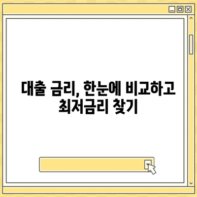 온라인 대출 알아보기| 나에게 맞는 조건 찾기 | 신용대출, 주택담보대출, 저금리 대출 비교