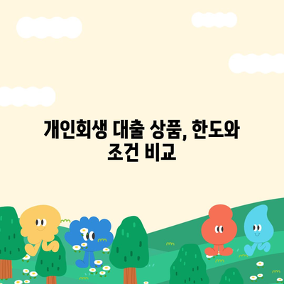 개인회생자 대출 가능한 상품 한도 & 조건 비교 가이드 | 신용불량자 대출, 개인회생 대출 정보