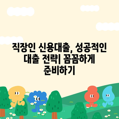 직장인 신용대출, 모르면 거절당한다? 꼼꼼하게 알아보는 대출 승인 꿀팁 | 신용대출, 직장인대출, 대출 조건, 승인 확률 높이기