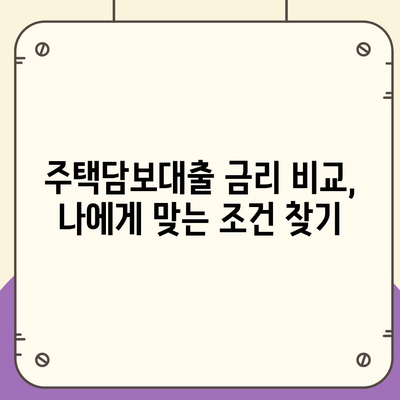 생애 첫 주택, 꿈을 현실로!  내 집 마련 대출 조건과 금리 완벽 가이드 | 주택담보대출, 생애 최초 주택, 금리 비교, 대출 조건