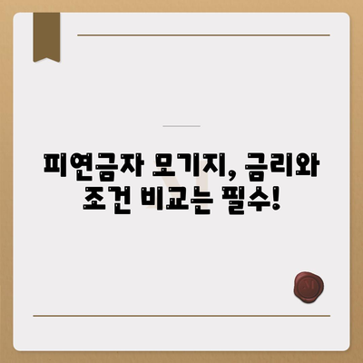 주택 담보 대출 피연금자 모기지 완벽 가이드 | 주택담보대출, 피연금자, 모기지, 금리, 조건, 비교