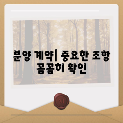 청약 분양 성공 전략| 평면도 분석부터 전세 대출, 입주까지 완벽 가이드 | 청약, 분양, 평면도, 전세 대출, 입주