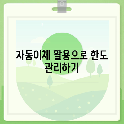 신용카드 잔여 한도를 최대 활용하는 7가지 팁 | 금융 관리, 절약, 신용카드 이용 전략"