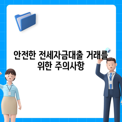 추석 연휴 전세자금대출 거래 안내 및 절차 | 대출 방법, 이자율, 주의사항