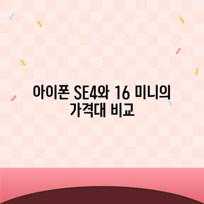 아이폰 SE4 디자인 변경 | 아이폰16 미니 출시 예상