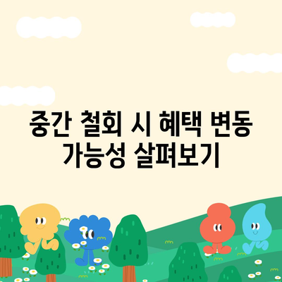 청년주택드림 적금, 중간 철회 시 혜택 유지 여부 및 상황별 대처 방법 | 금융 가이드, 적금 관리, 청년 금융"