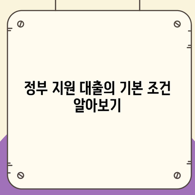 정부 지원 서민 대출 신청 조건 확인 방법 | 대출, 정부지원, 서민금융"