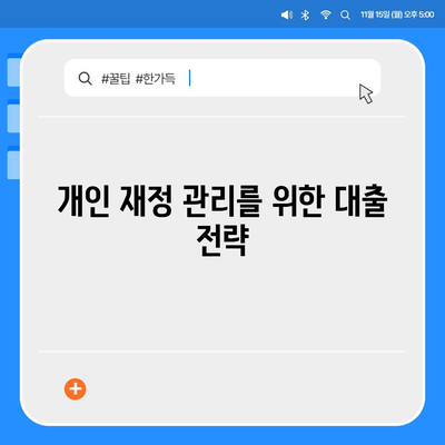 개인 신용대출 금리 및 한도 비교| 맞춤형 대출 찾기 완벽 가이드 | 대출 상품, 금리 비교, 개인 재정 관리