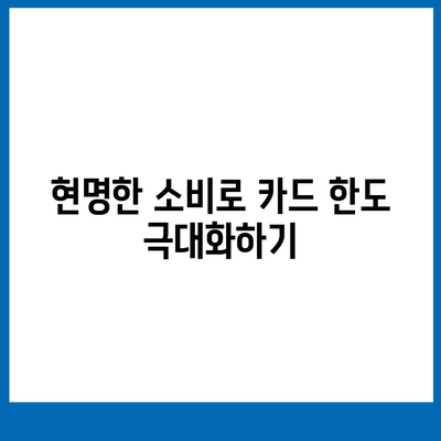 신용카드 잔여 한도를 최대 활용하는 7가지 팁 | 금융 관리, 절약, 신용카드 이용 전략"