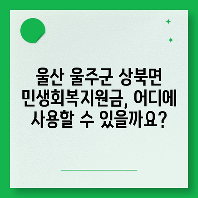 울산시 울주군 상북면 민생회복지원금 | 신청 | 신청방법 | 대상 | 지급일 | 사용처 | 전국민 | 이재명 | 2024