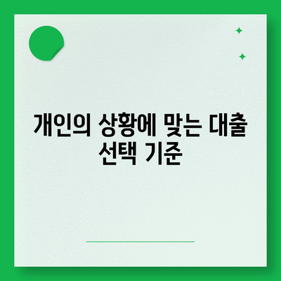 신용대출 vs 마이너스통장, 어떤 것이 더 나은 선택일까? | 대출 비교, 금융 팁, 개인 자산 관리