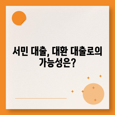 서민 대출 햇살론 자격 및 조건은? 대환 대출 가능성 알아보기 | 대출 조건, 서민 지원, 금융 정보