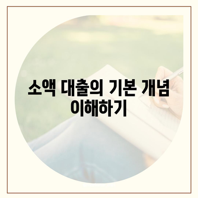 소액 대출, 알아두면 쓸모있는 정보 | 금리, 신청 방법, 주의사항 총정리