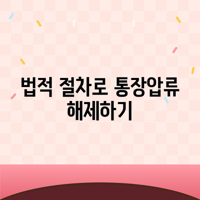 카카오뱅크 통장압류 해제하는 단 하나의 방법