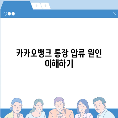 카카오뱅크 통장 압류 해지 방법