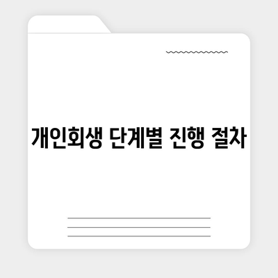 개인회생대출 조건과 진행 방법 완벽 가이드 | 개인회생, 대출 조건, 절차 설명