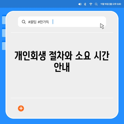 개인회생 대출의 조건과 진행 방식 완벽 가이드! | 개인회생, 대출 조건, 신청 방법