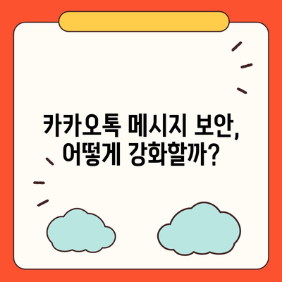 카카오톡 메시지