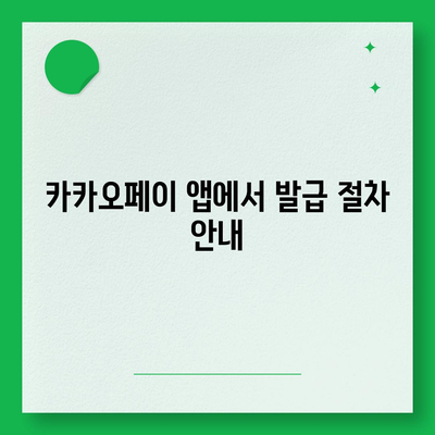 카카오페이 현금영수증 발급과 수정 방법 알아두기