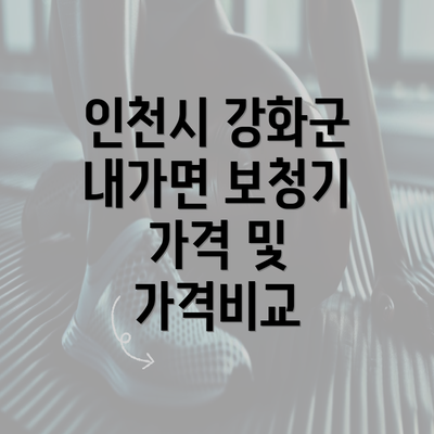 인천시 강화군 내가면 보청기 가격 및 가격비교