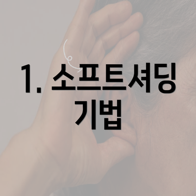 1. 소프트셔딩 기법