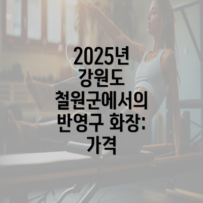 2025년 강원도 철원군에서의 반영구 화장: 가격