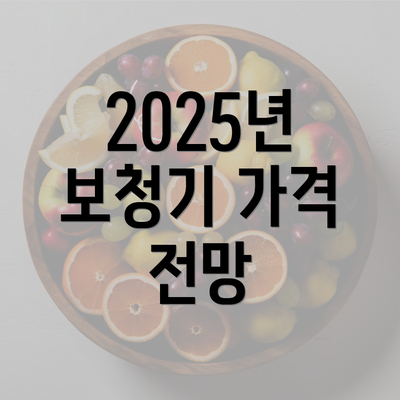 2025년 보청기 가격 전망