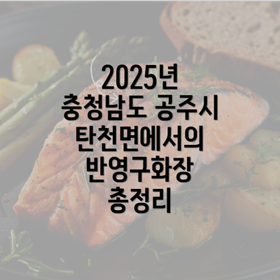 2025년 충청남도 공주시 탄천면에서의 반영구화장 총정리