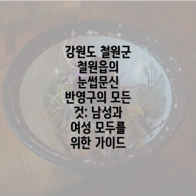 강원도 철원군 철원읍의 눈썹문신 반영구의 모든 것: 남성과 여성 모두를 위한 가이드