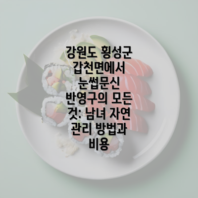 강원도 횡성군 갑천면에서 눈썹문신 반영구의 모든 것: 남녀 자연 관리 방법과 비용