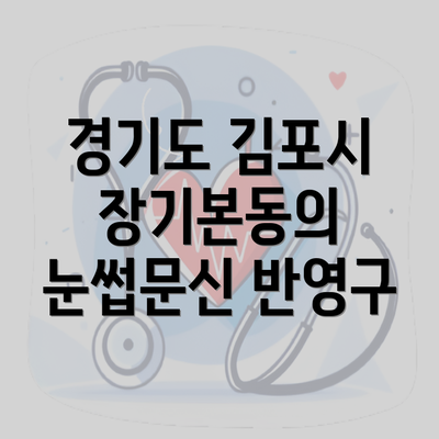 경기도 김포시 장기본동의 눈썹문신 반영구