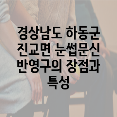 경상남도 하동군 진교면 눈썹문신 반영구의 장점과 특성