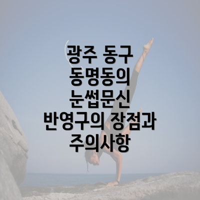 광주 동구 동명동의 눈썹문신 반영구의 장점과 주의사항