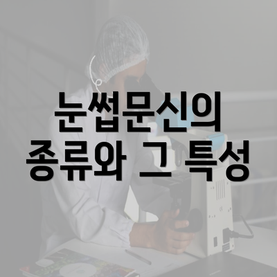 눈썹문신의 종류와 그 특성