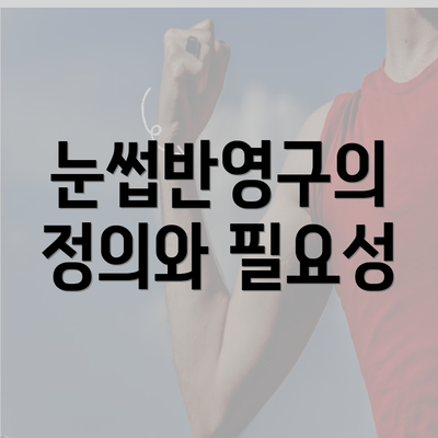 눈썹반영구의 정의와 필요성