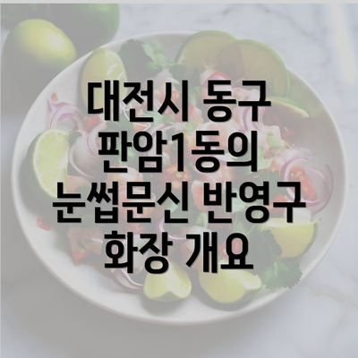 대전시 동구 판암1동의 눈썹문신 반영구 화장 개요