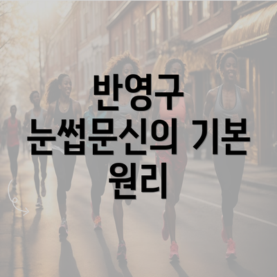 반영구 눈썹문신의 기본 원리