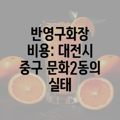 반영구화장 비용: 대전시 중구 문화2동의 실태