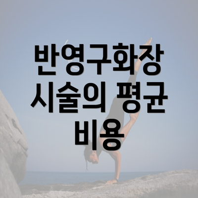 반영구화장 시술의 평균 비용