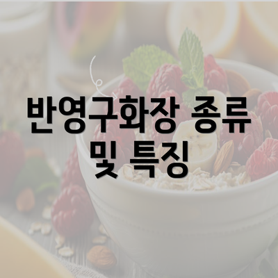 반영구화장 종류 및 특징