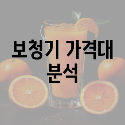 보청기 가격대 분석