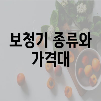 보청기 종류와 가격대