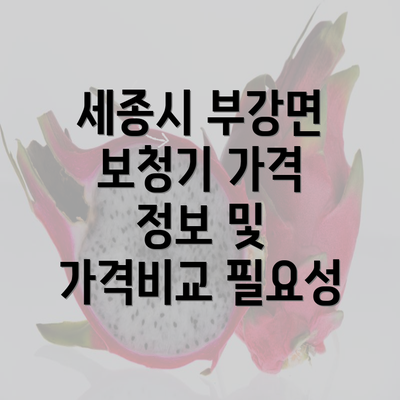 세종시 부강면 보청기 가격 정보 및 가격비교 필요성