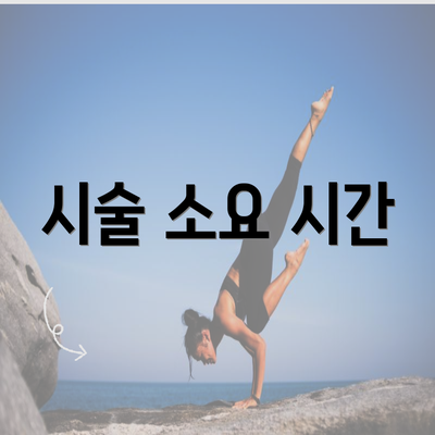 시술 소요 시간