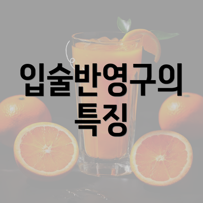 입술반영구의 특징