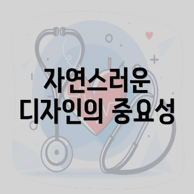 자연스러운 디자인의 중요성